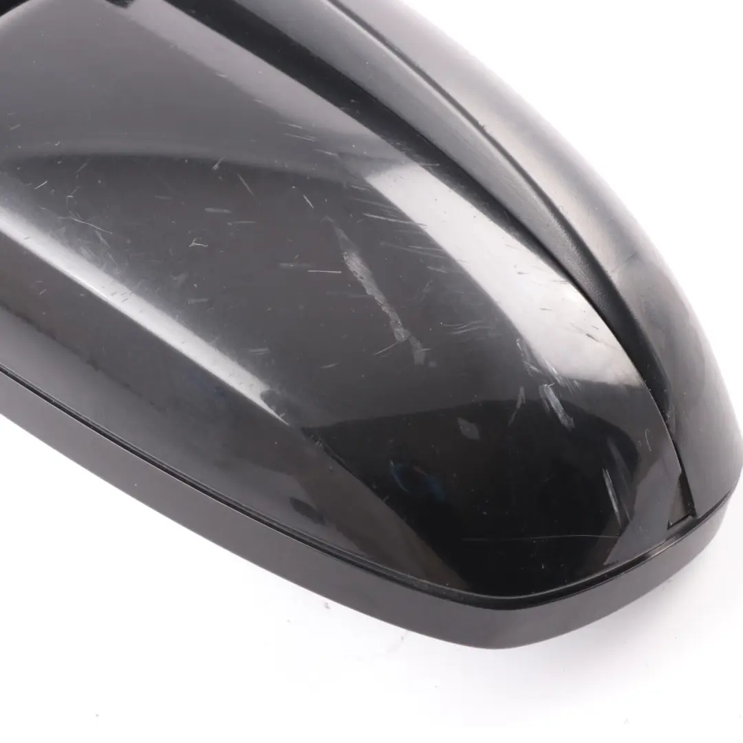 BMW X5 E70 Wing Mirror Outside Right O/S Memory Black Sapphire - 475 3 Pins