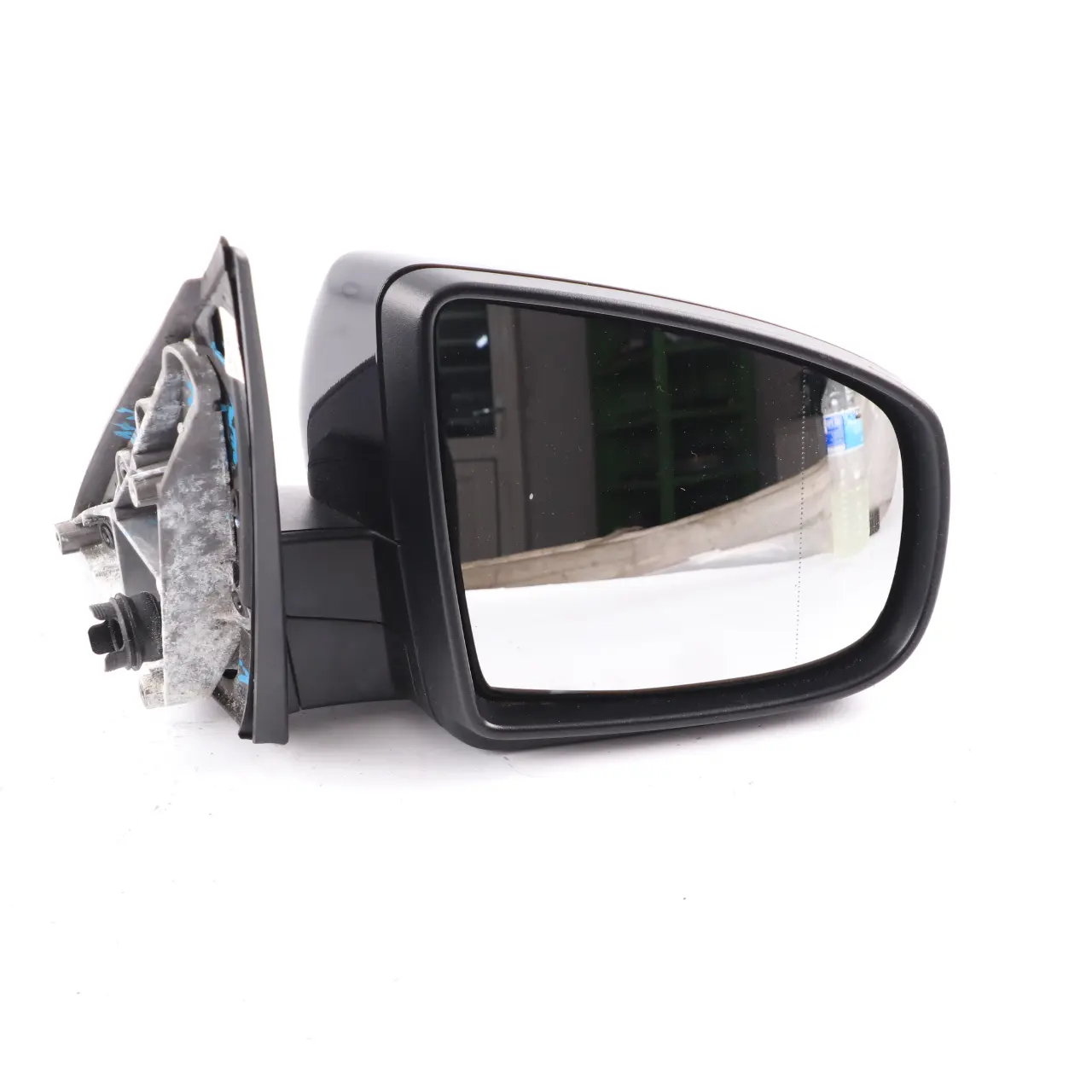 BMW X5 E70 Wing Mirror Right O/S Memory Heated Outside Carbonschwarz Black 416