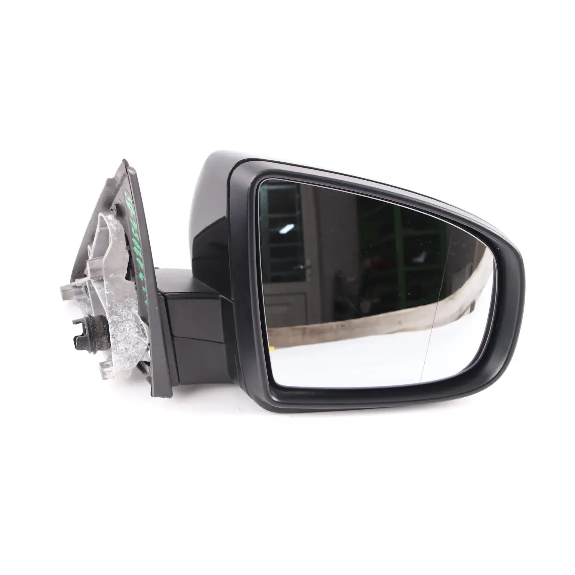 BMW X6 E71 Wing Mirror Heated Outside Right Door O/S Black Sapphire Metallic 475