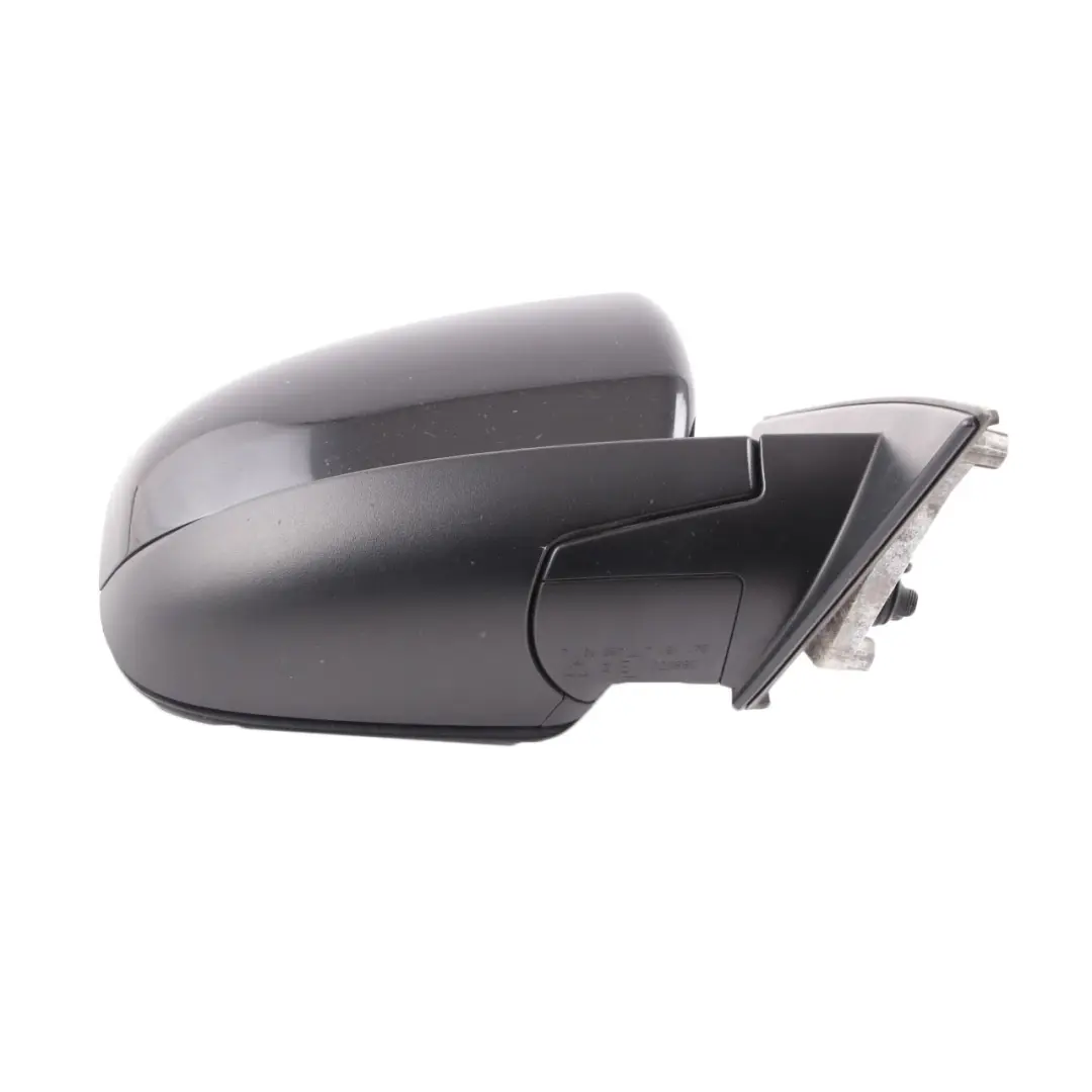 BMW X6 E71 Wing Mirror Heated Outside Right Door O/S Black Sapphire Metallic 475