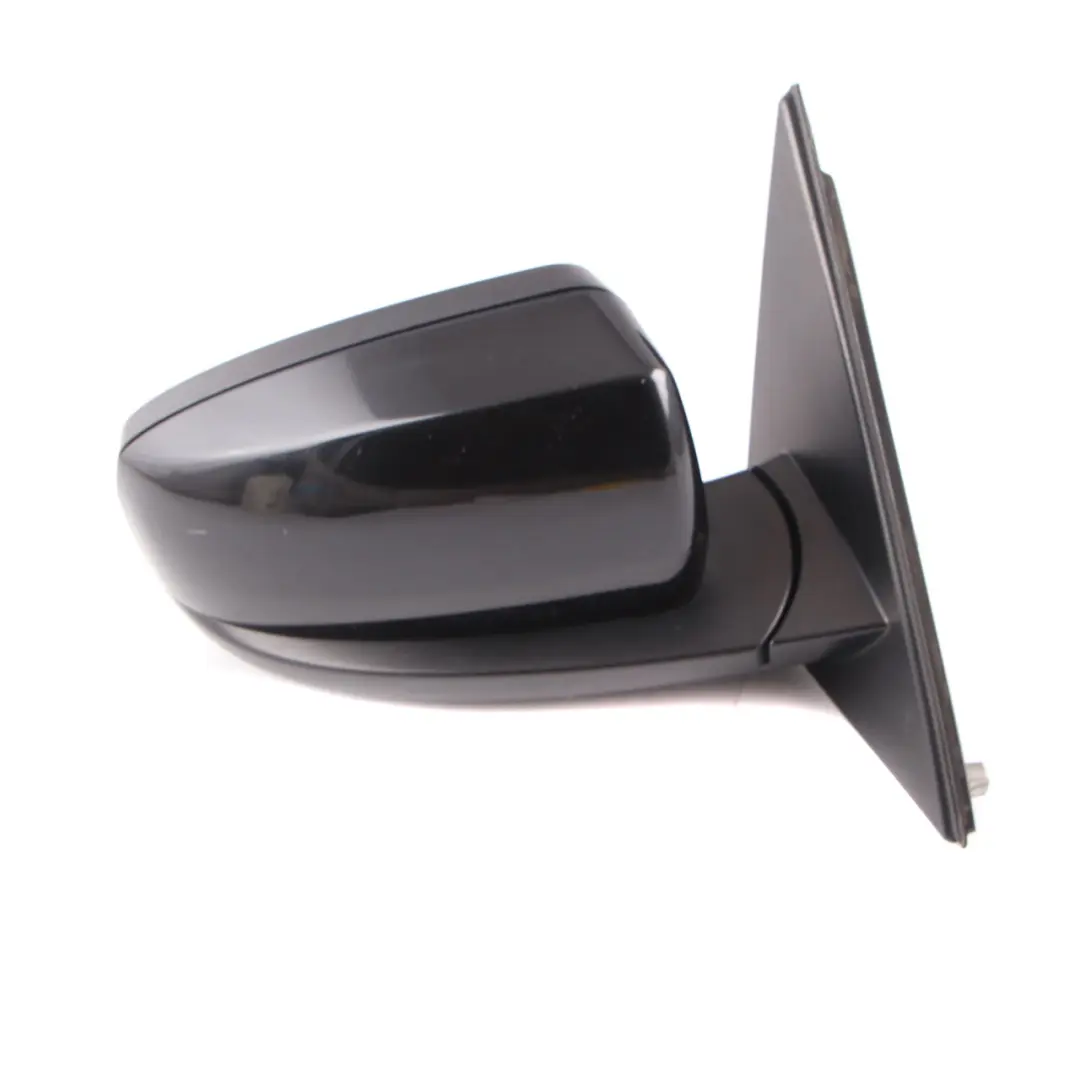 BMW X6 E71 Wing Mirror Heated Outside Right Door O/S Black Sapphire Metallic 475