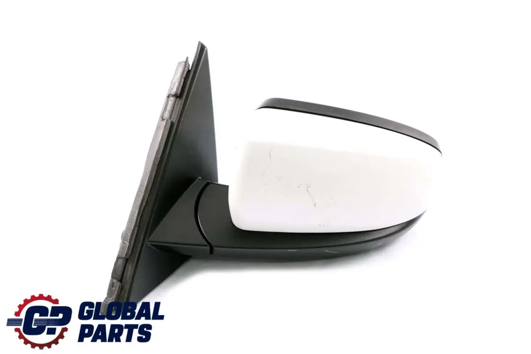 BMW X6 Series E71 Auto Dip Power Fold Left Wing Mirror N/S Alpinweiss White