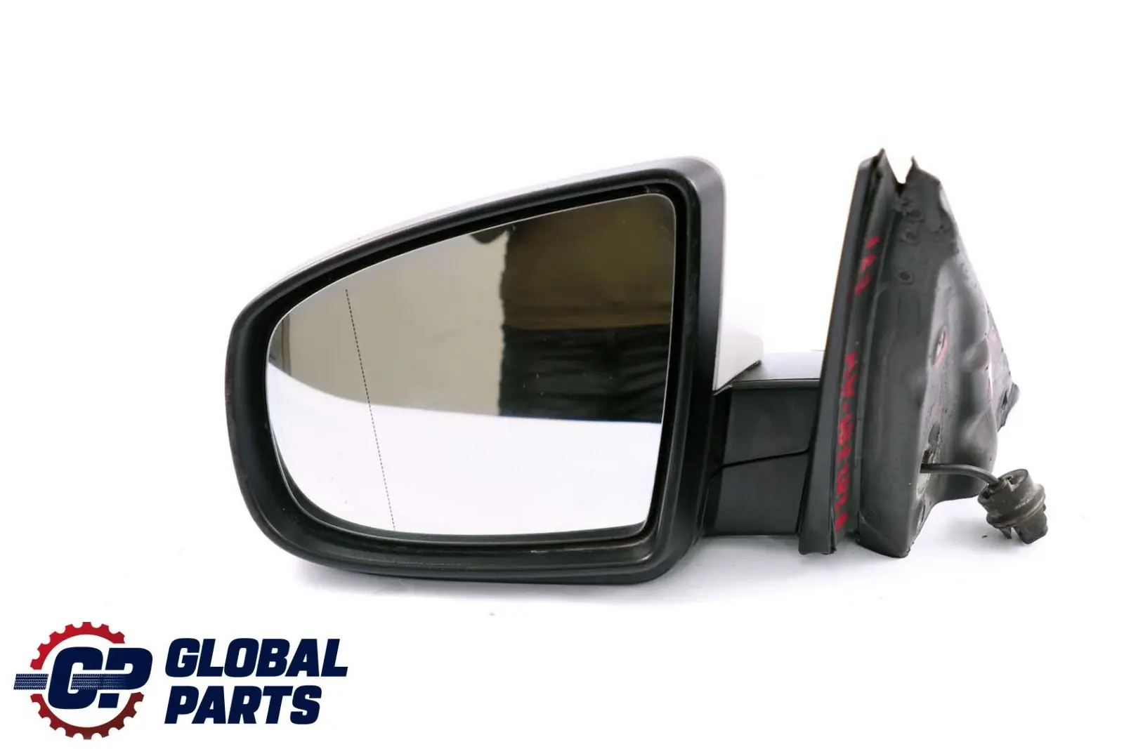 BMW X6 Series E71 Auto Dip Power Fold Left Wing Mirror N/S Alpinweiss White