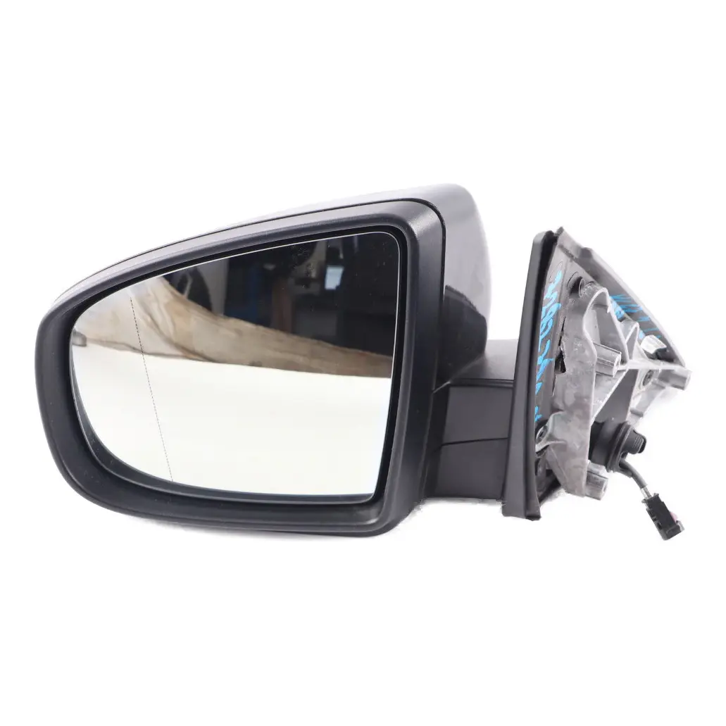 BMW X6 E71 Wing Mirror Auto Dip Left N/S Top View Camera Black Sapphire - 475