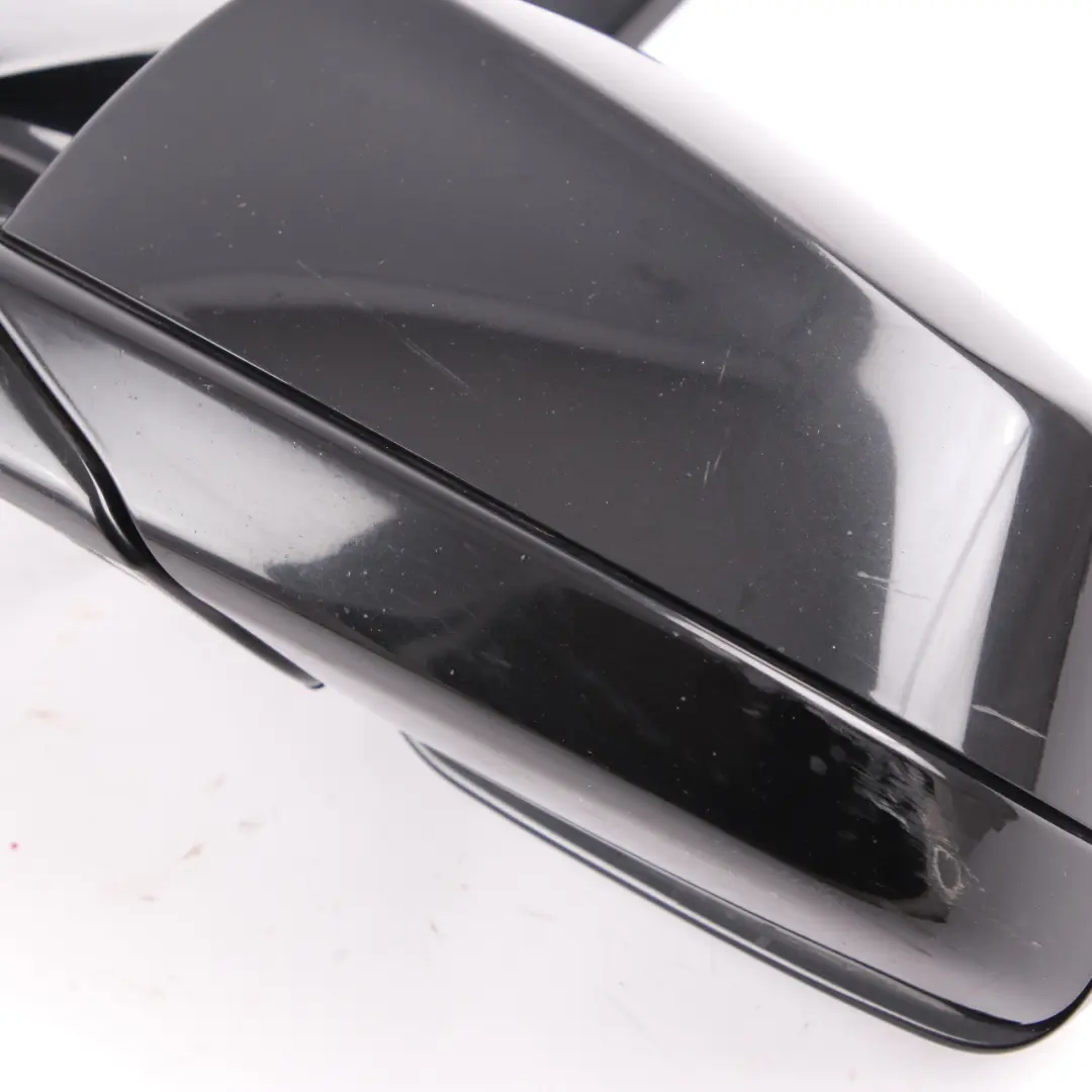 BMW F07 GT Wing Mirror Door Auto Dip Left N/S High Gloss Black Sapphire - 475