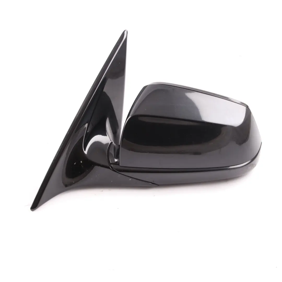 BMW F07 GT Wing Mirror Door Auto Dip Left N/S High Gloss Black Sapphire - 475