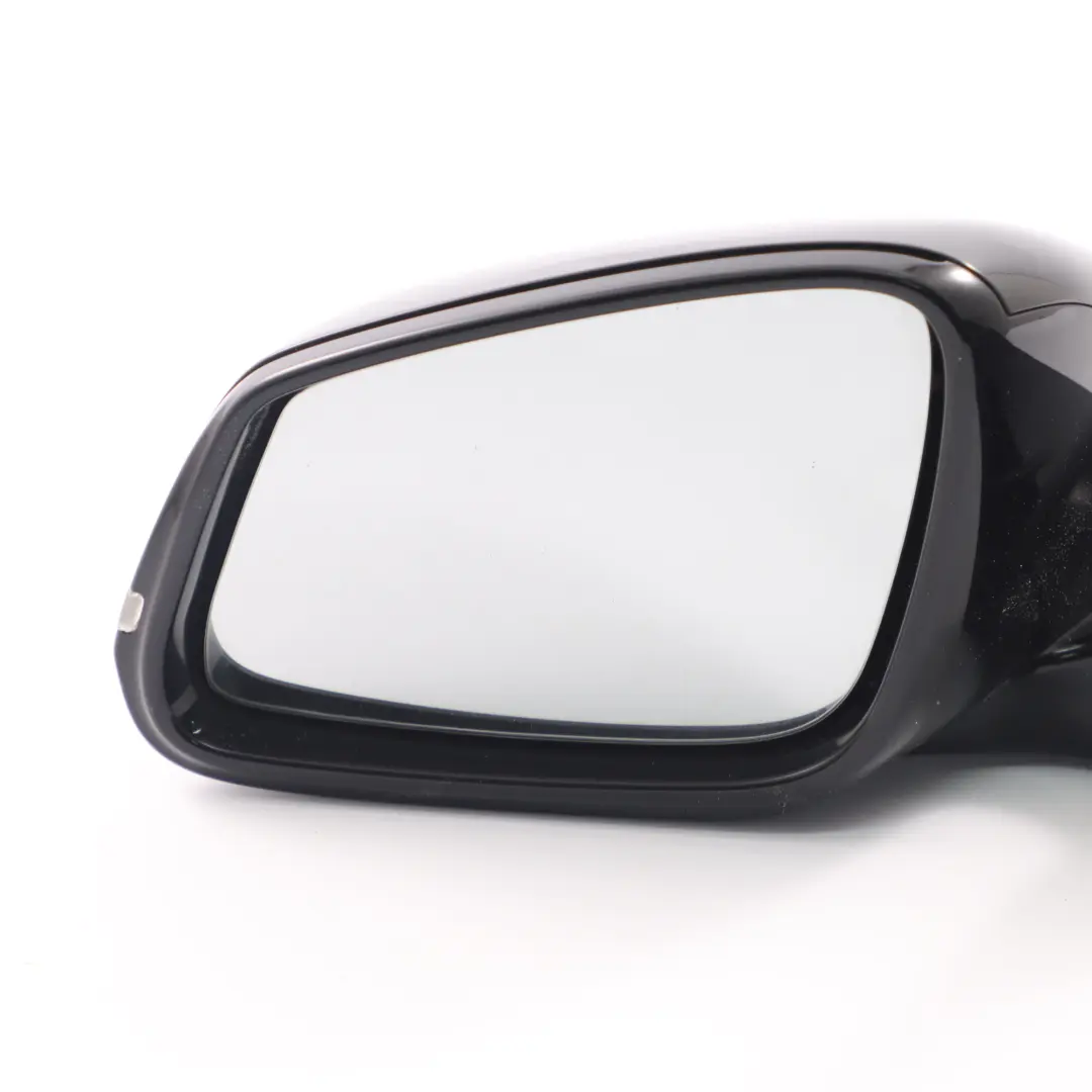 Wing Mirror BMW F32 F36 Heated Door Left N/S High Gloss Outside Black 5 Pins