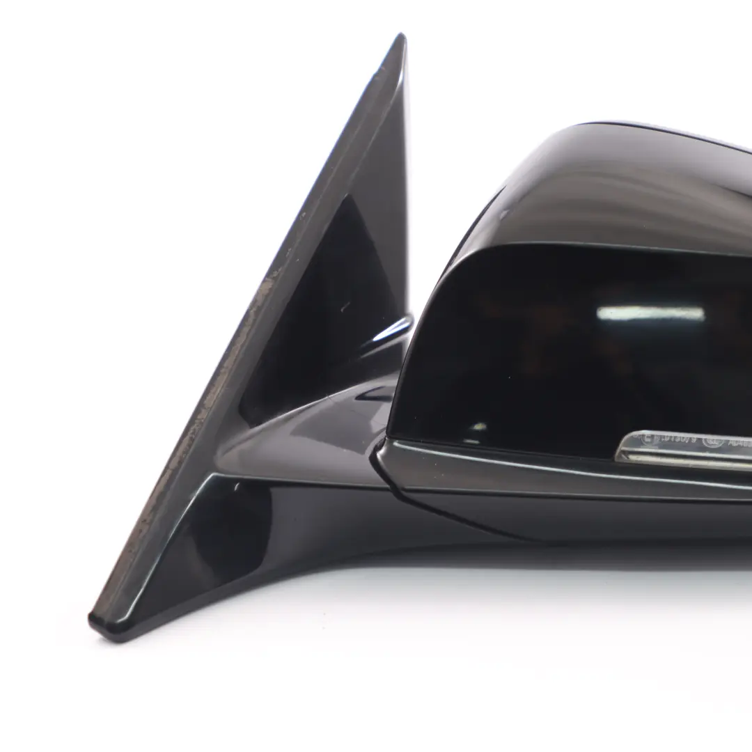 Wing Mirror BMW F32 F36 Heated Door Left N/S High Gloss Outside Black 5 Pins