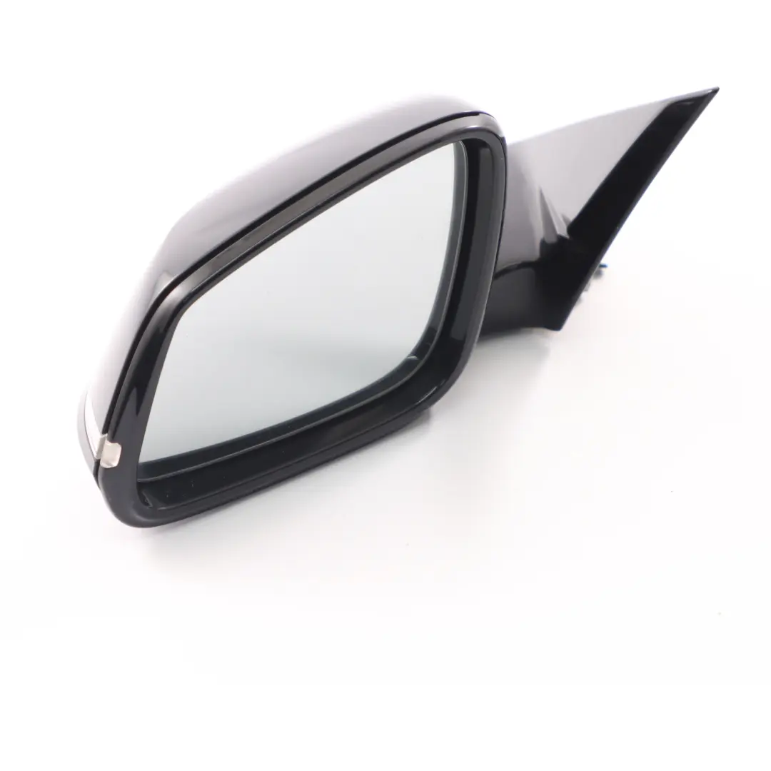 Wing Mirror BMW F32 F36 Heated Door Left N/S High Gloss Outside Black 5 Pins