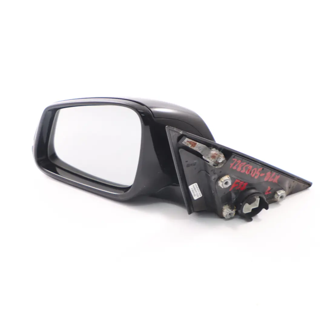 Wing Mirror BMW F32 F36 Heated Door Left N/S High Gloss Outside Black 5 Pins