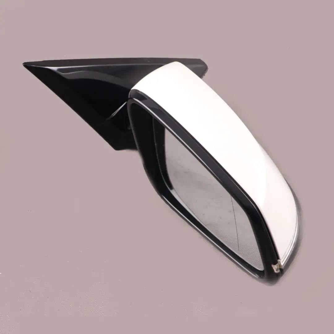 Wing Mirror BMW F32 F36 High Gloss Heated Right O/S 6 Pins Alpine White - 300