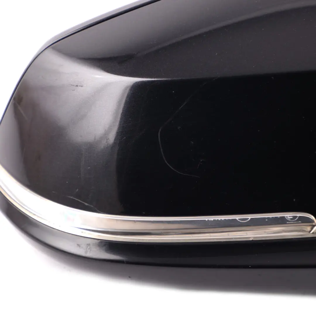 Wing Mirror BMW F32 F36 High Gloss Heated Right Black Sapphire Metallic 475