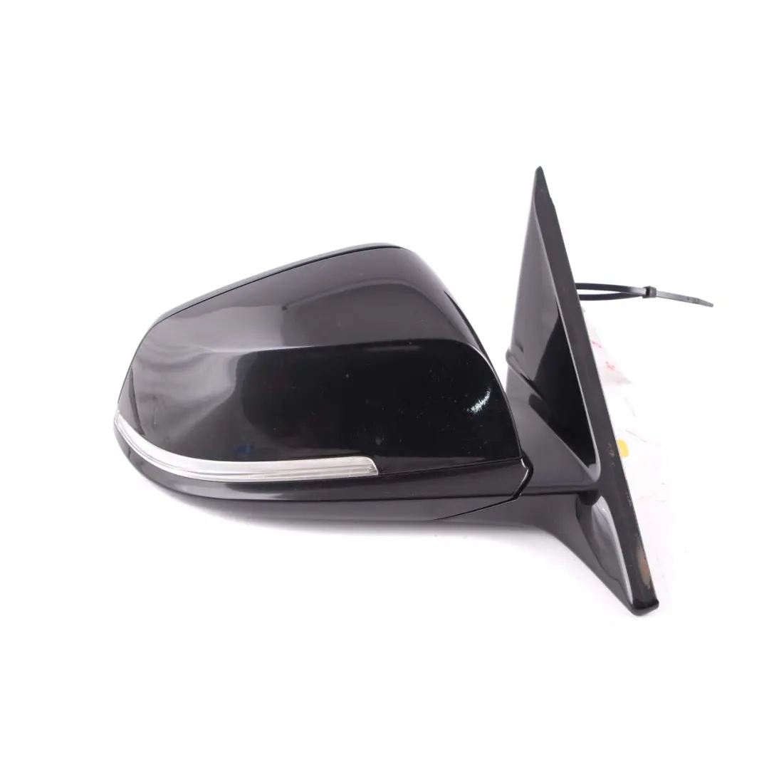 Wing Mirror BMW F32 F36 LCI High Gloss Heated Right Black Sapphire Metallic 475