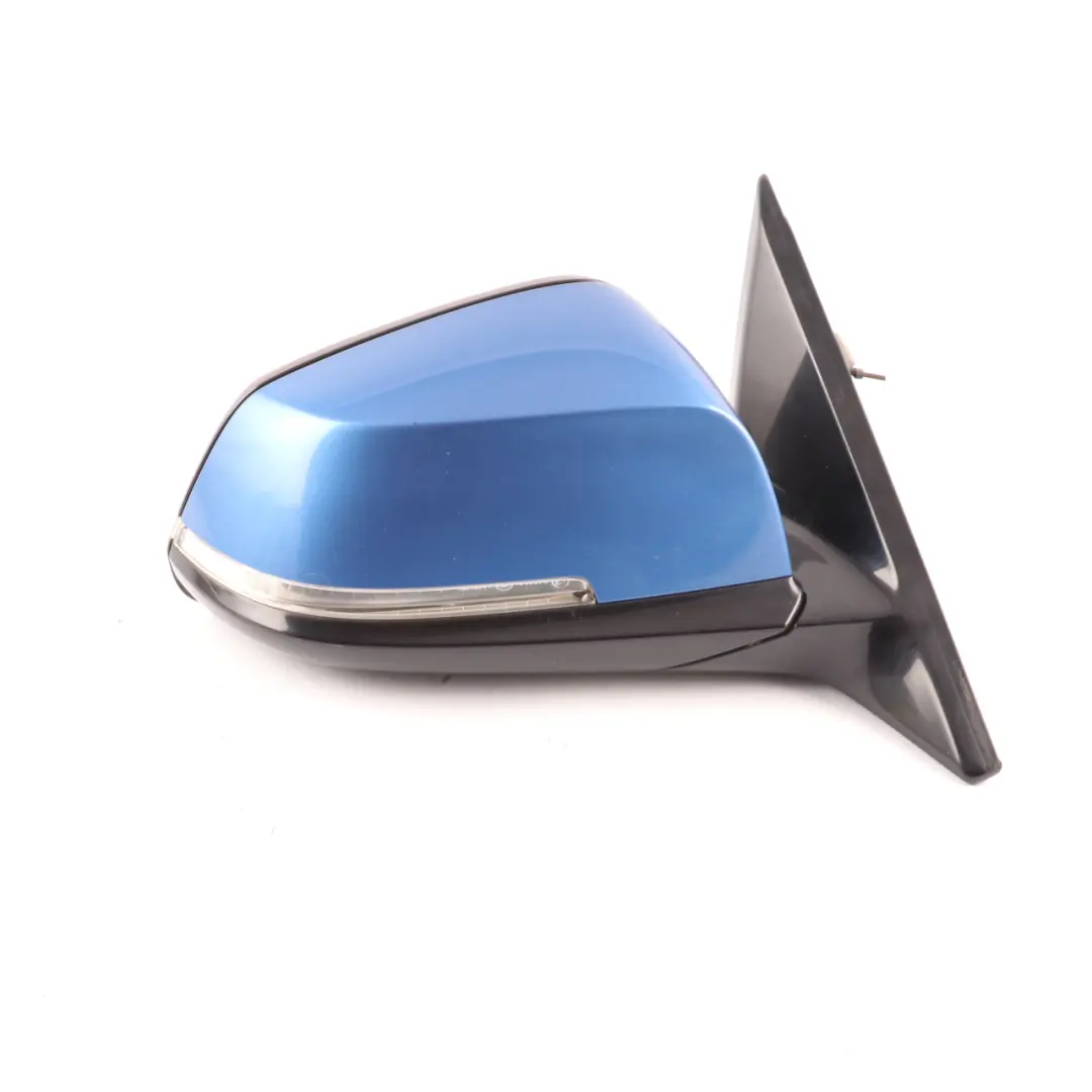 Wing Mirror BMW F32 F36 High Gloss Heated Right O/S 6 Pins Estoril Blue - B45