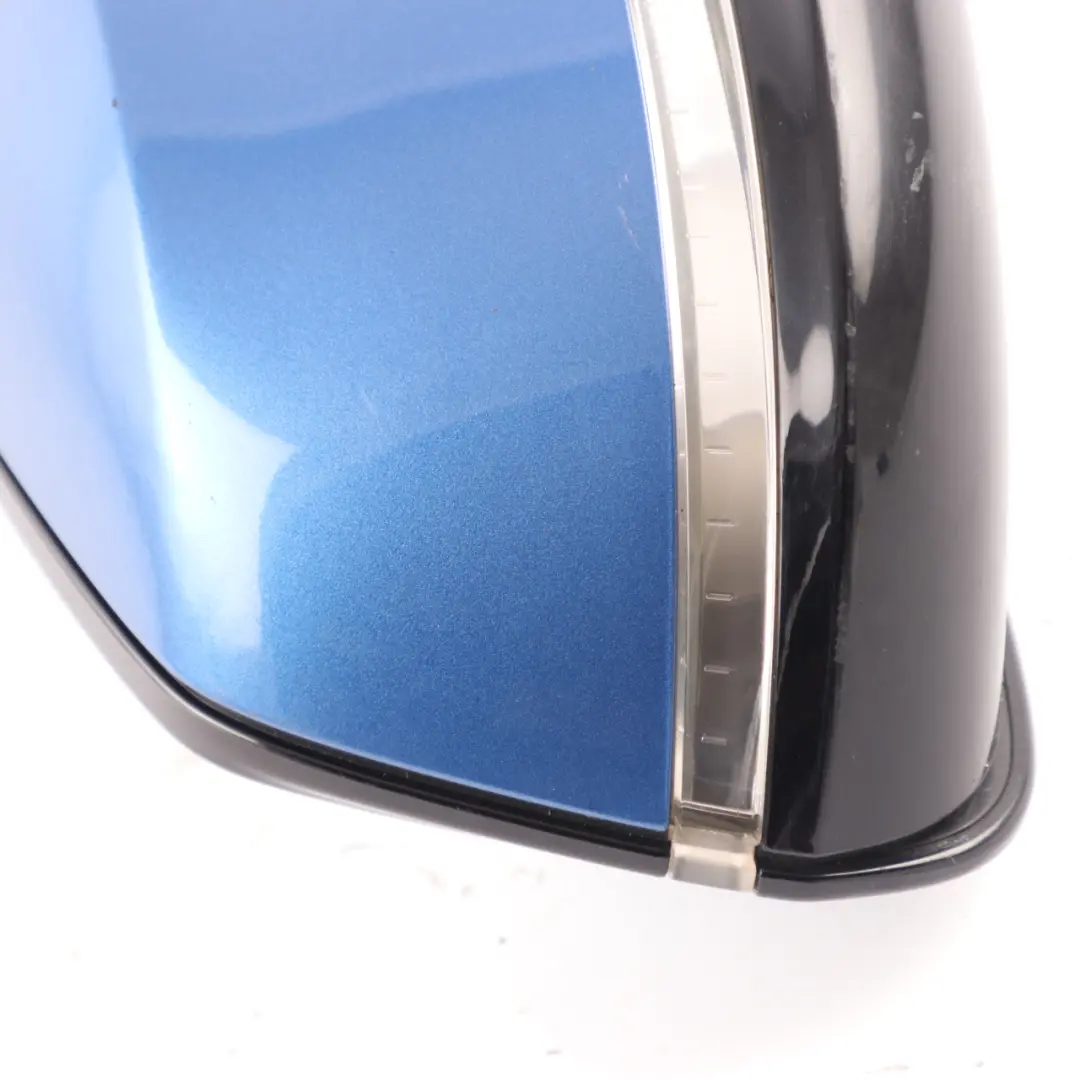 Wing Mirror BMW F32 F36 High Gloss Heated Right O/S 6 Pins Estoril Blue - B45