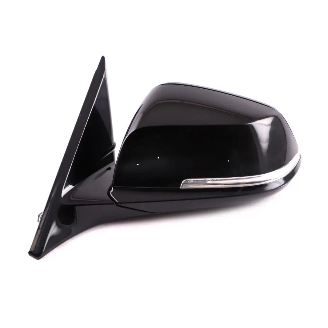 BMW 4 Series F32 F33 M Sport High Gloss Heated Left Wing Mirror N/S Black