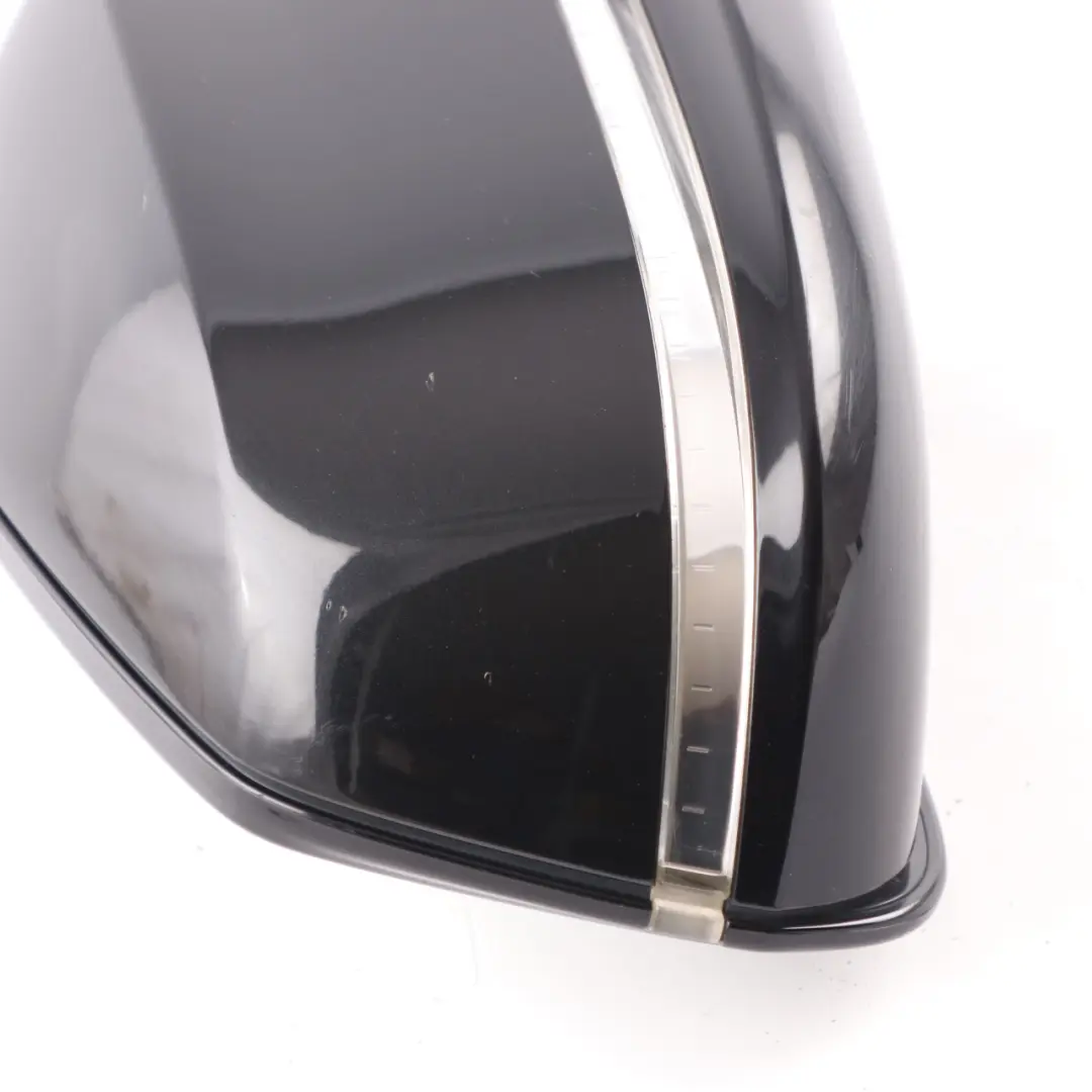 BMW F32 F33 F36 WIng Mirror Right O/S Heated Shadow Line Black Sapphire - 475