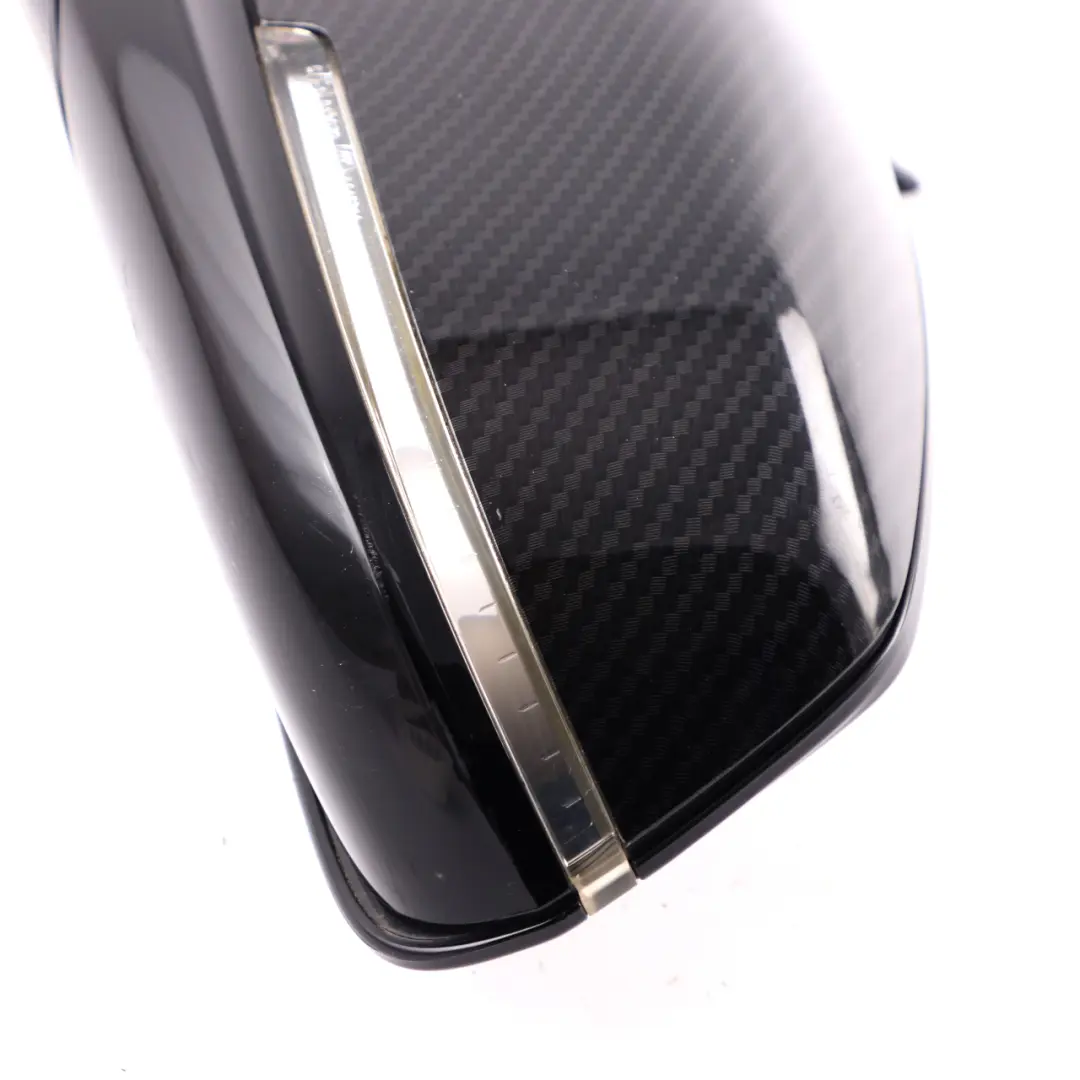 Wing Mirror BMW F32 F33 F36 High Gloss Auto Dip Heated Left N/S Carbon Look Cap