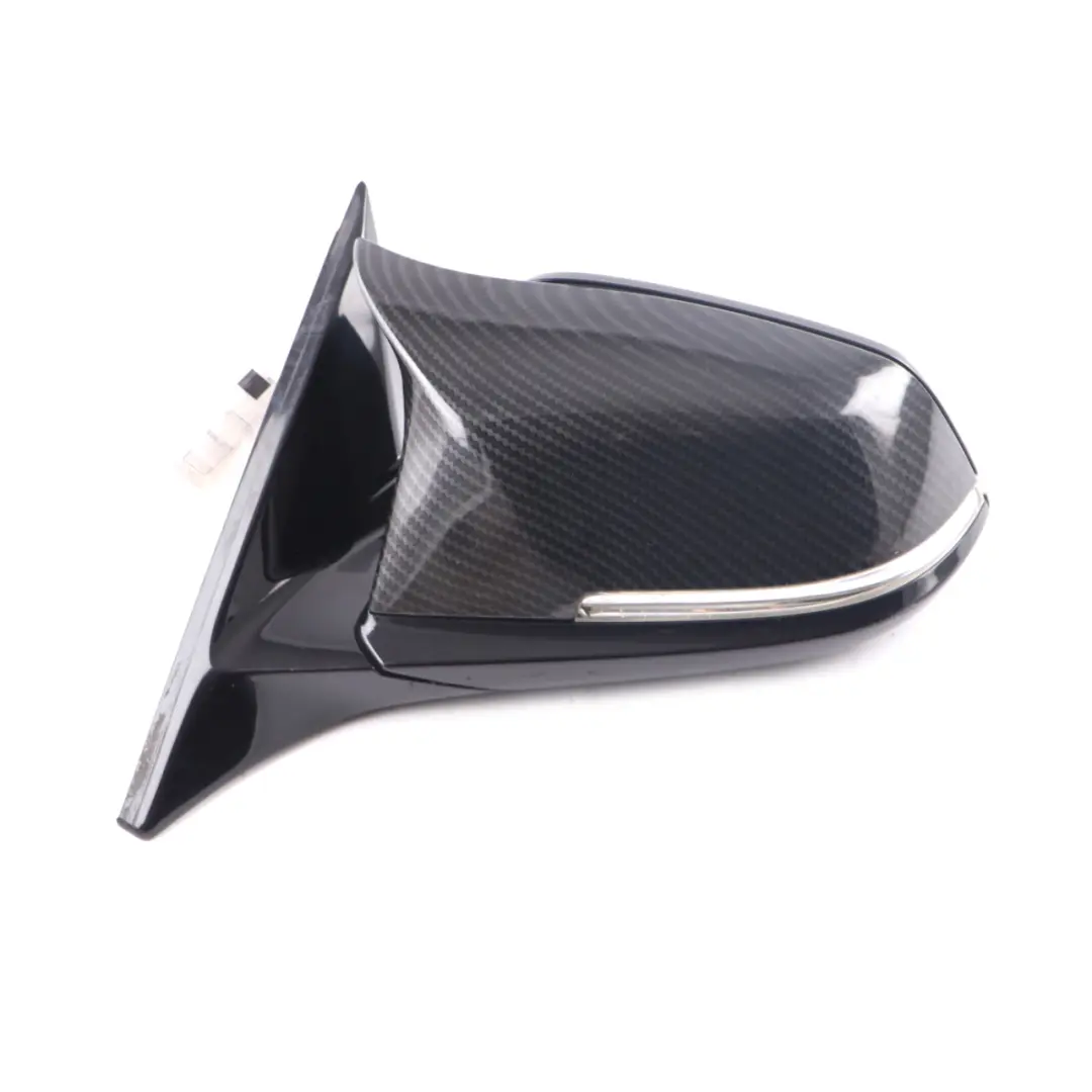 Wing Mirror BMW F32 F33 F36 High Gloss Auto Dip Heated Left N/S Carbon Look Cap