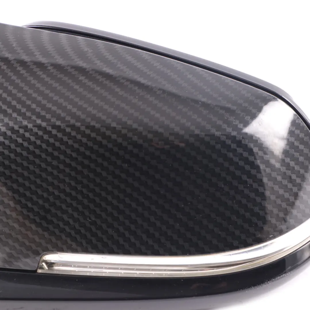 Wing Mirror BMW F32 F33 F36 High Gloss Auto Dip Heated Left N/S Carbon Look Cap