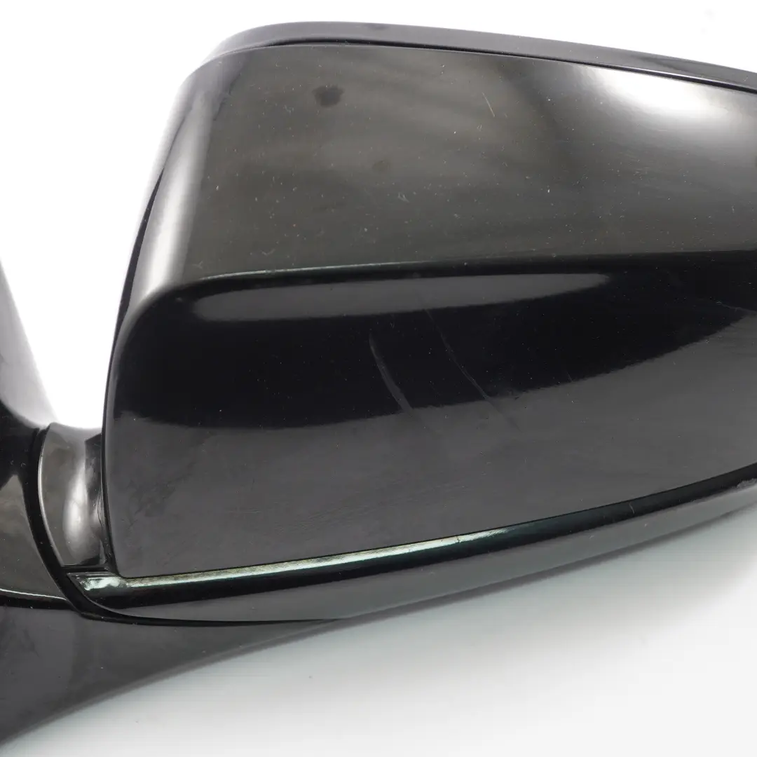 Wing Mirror BMW F12 F13 Heated Door Left N/S High Gloss Carbon Black - 416