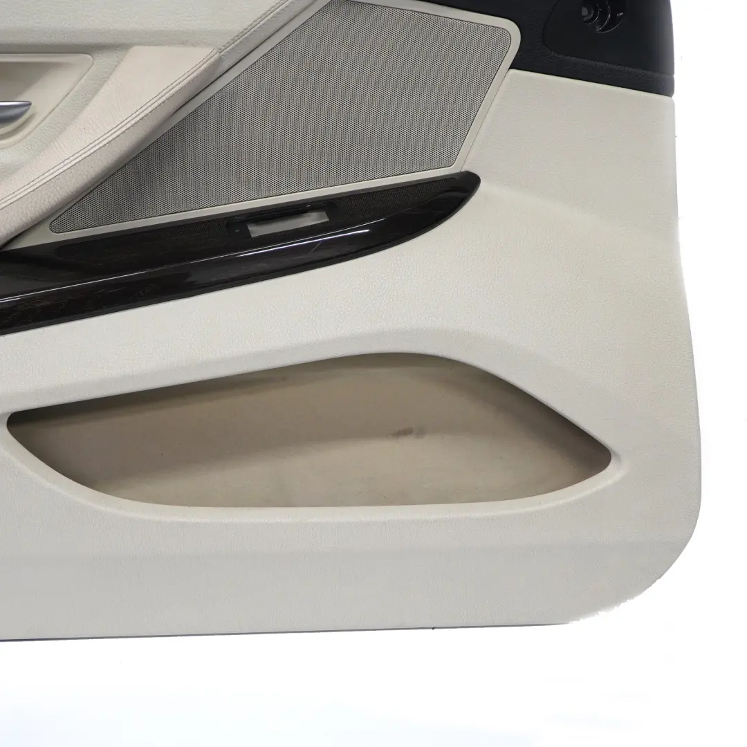 BMW F12 F13 Door Card Front Left N/S Lining Panel Leather Dakota Ivory White