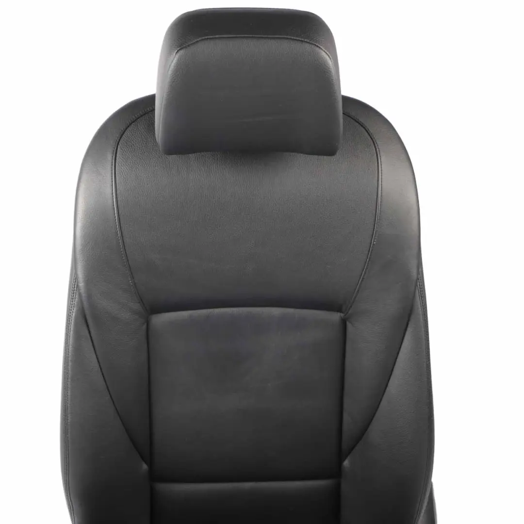 Front Seat BMW F01 Heated Memory Left N/S Leather Dakota Black Lumbar