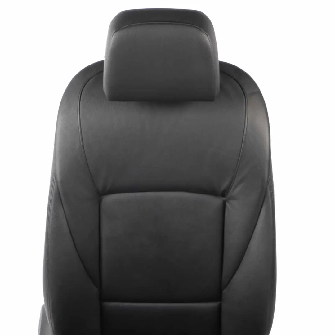 Front Seat BMW F01 Heated Memory Right O/S Leather Dakota Black Lumbar