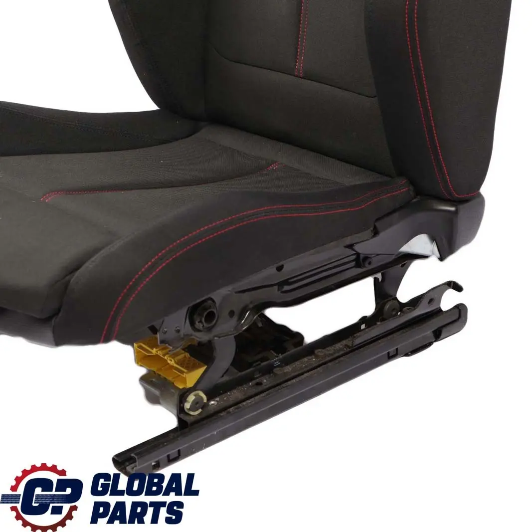 BMW F20 F30 Heated Memory Front Right Sport Seat O/S Fabric Anthracite Red