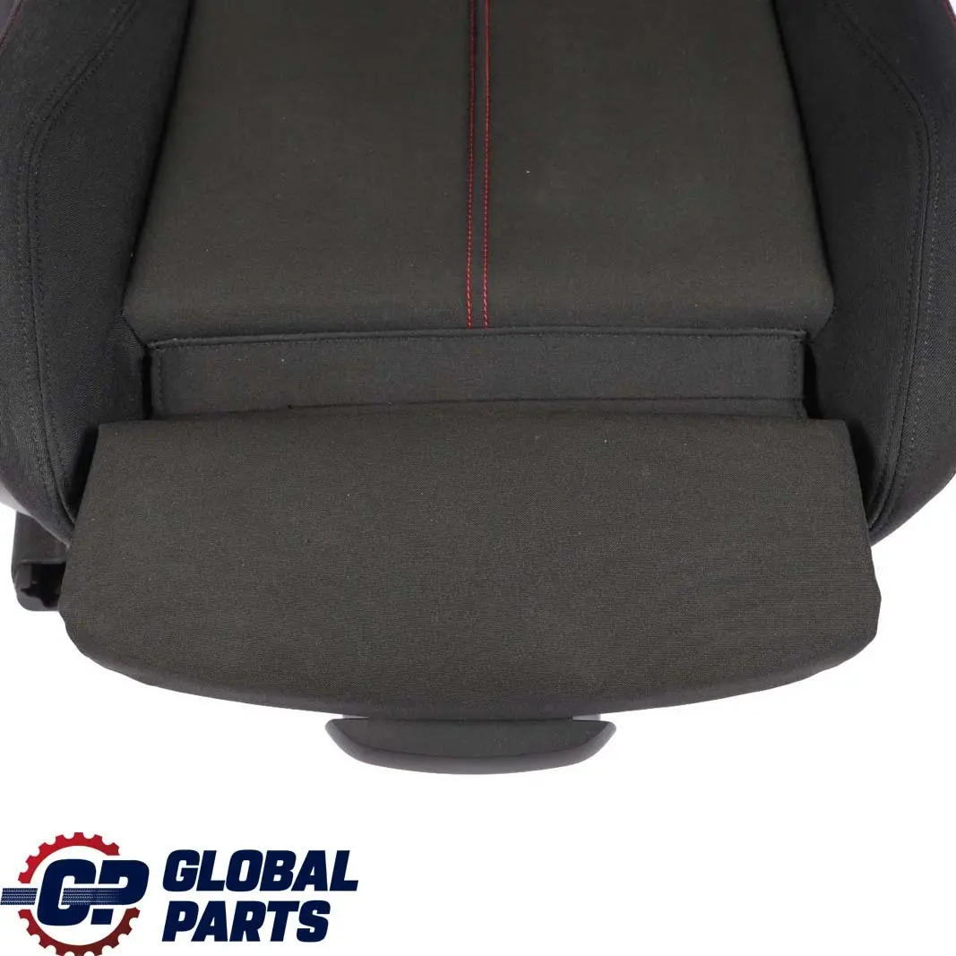 BMW F20 F30 Heated Memory Front Right Sport Seat O/S Fabric Anthracite Red