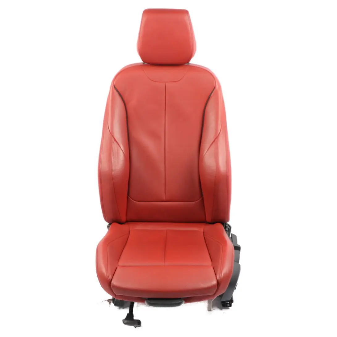 Front Seat BMW F20 M Sport Heated Leather Korall-Rot Red Left N/S