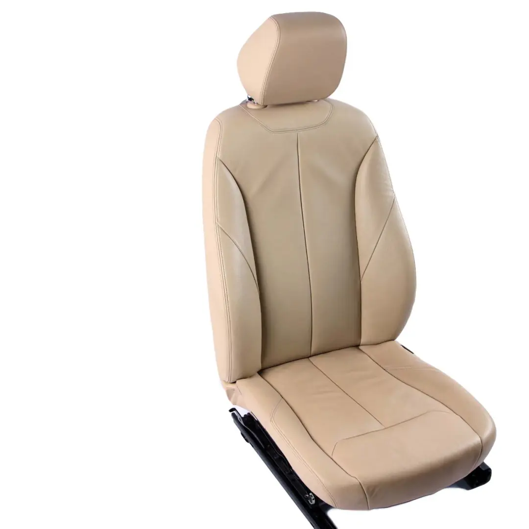 Seat Heated BMW F30 Memory Lumbar Front Left N/S Leather Dakota Veneto-Beige