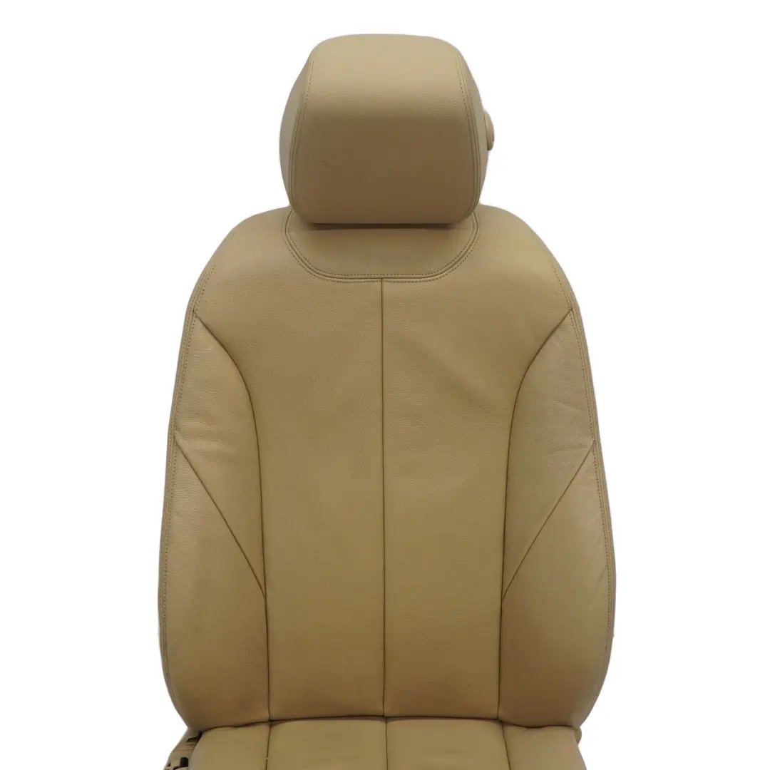 Seat Heated BMW F30 Memory Lumbar Front Right O/S Leather Dakota Veneto-Beige