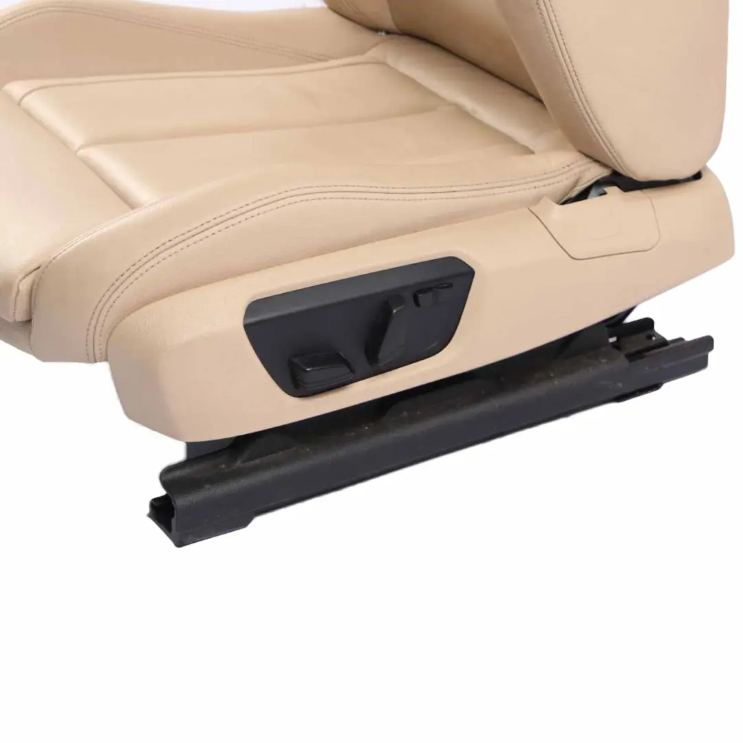 Front Seat BMW F30 Left N/S M-Sport Heated Leather Dakota Veneto Beige Memory