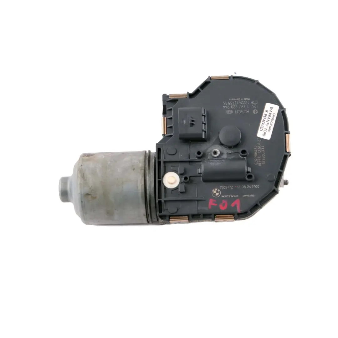 BMW 5 7 Series F01 F02 F10 F11 Linkage Wiper Motor Drive 7308772