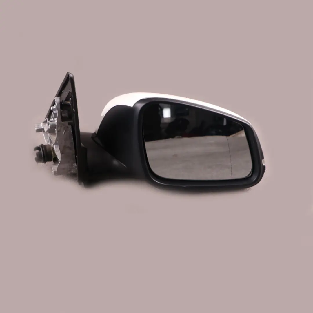 BMW X1 Series E84 Heated Right Wing Mirror O/S Door Mineral White Metallic A96