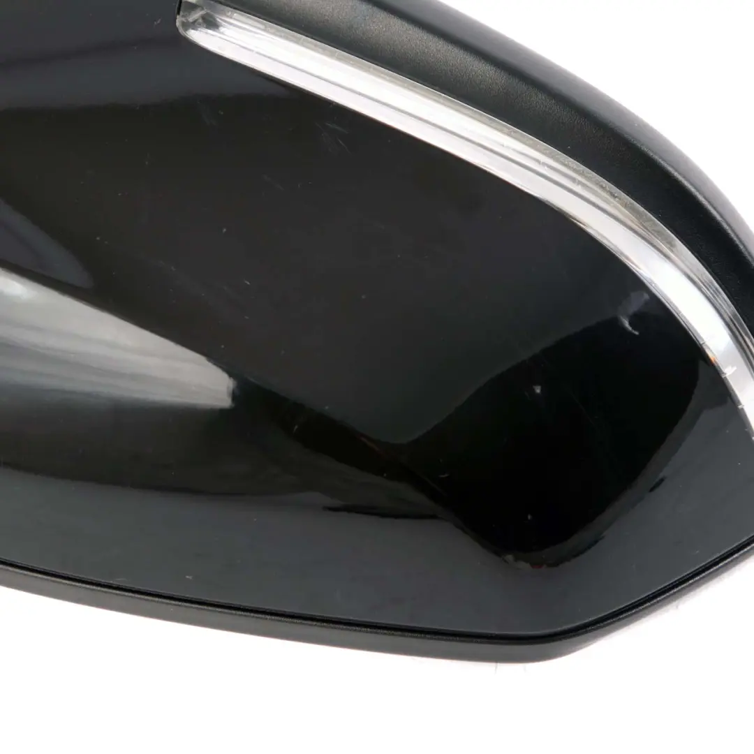 Wing Mirror BMW X1 E84 Heated Front Right O/S Door Indicator Schwarz 2 Black 668