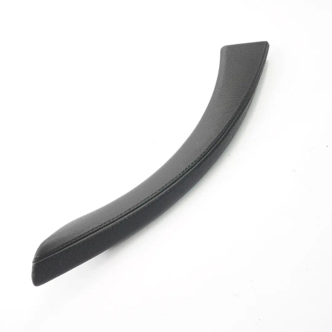 BMW F13 Door Card Panel Pull Handle Trim Left N/S Grab Leather Dakota Black