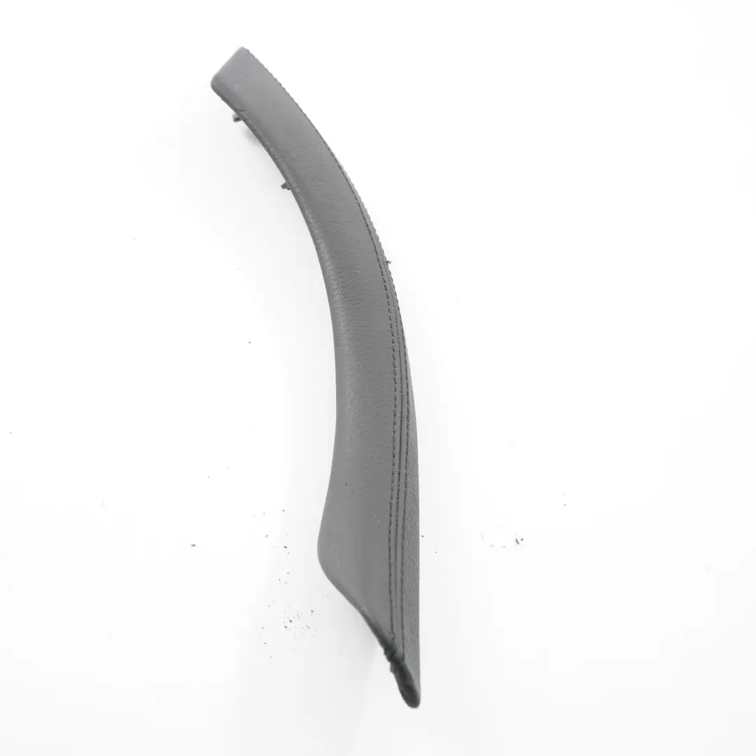 BMW F13 Door Card Panel Pull Handle Trim Left N/S Grab Leather Dakota Black