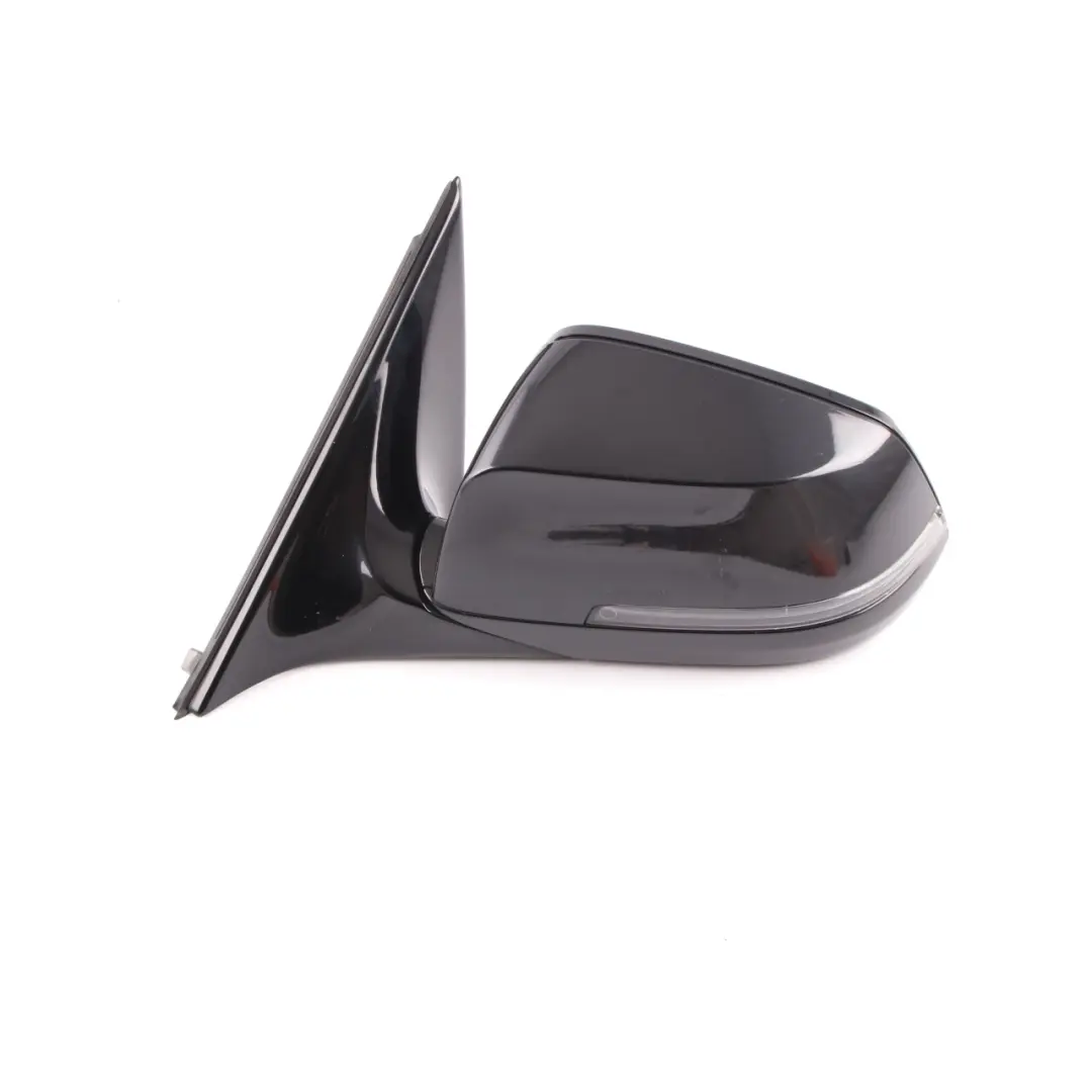 Wing Mirror BMW F01 F02 LCI Auto Dip High Gloss Left Door Black Sapphire 475