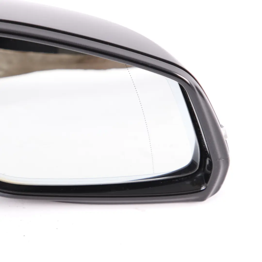 Wing Mirror BMW F01 F02 LCI Auto Dip High Gloss Right Door Black Sapphire 475