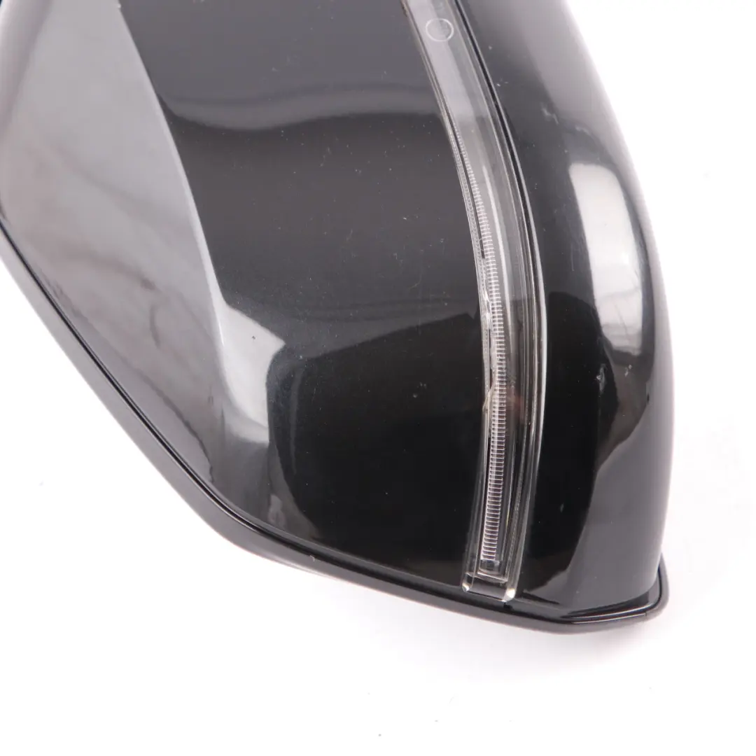 Wing Mirror BMW F01 F02 LCI Auto Dip High Gloss Right Door Black Sapphire 475