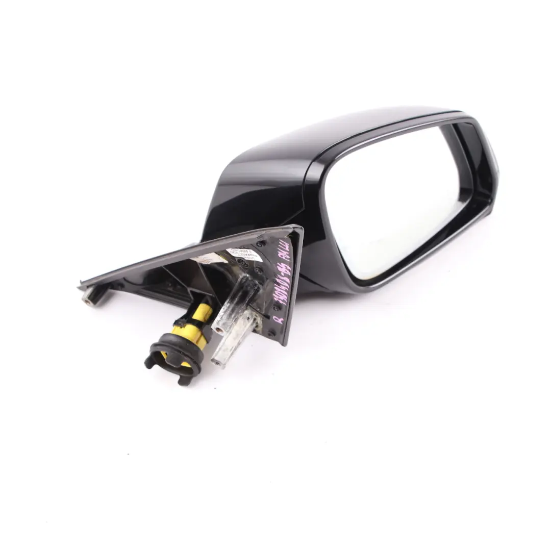 Wing Mirror BMW F01 F02 LCI Auto Dip High Gloss Right Door Black Sapphire 475