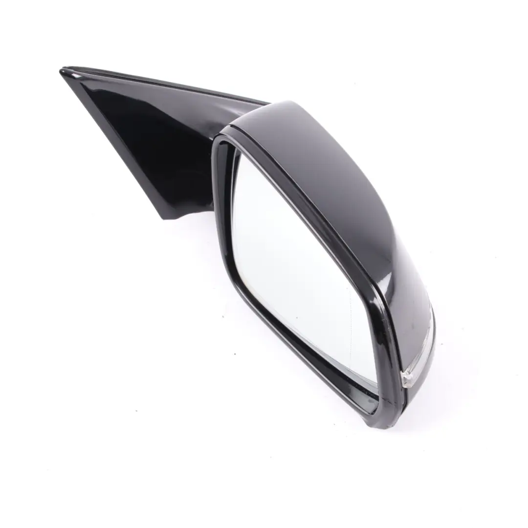 Wing Mirror BMW F01 F02 LCI Auto Dip High Gloss Right Door Black Sapphire 475