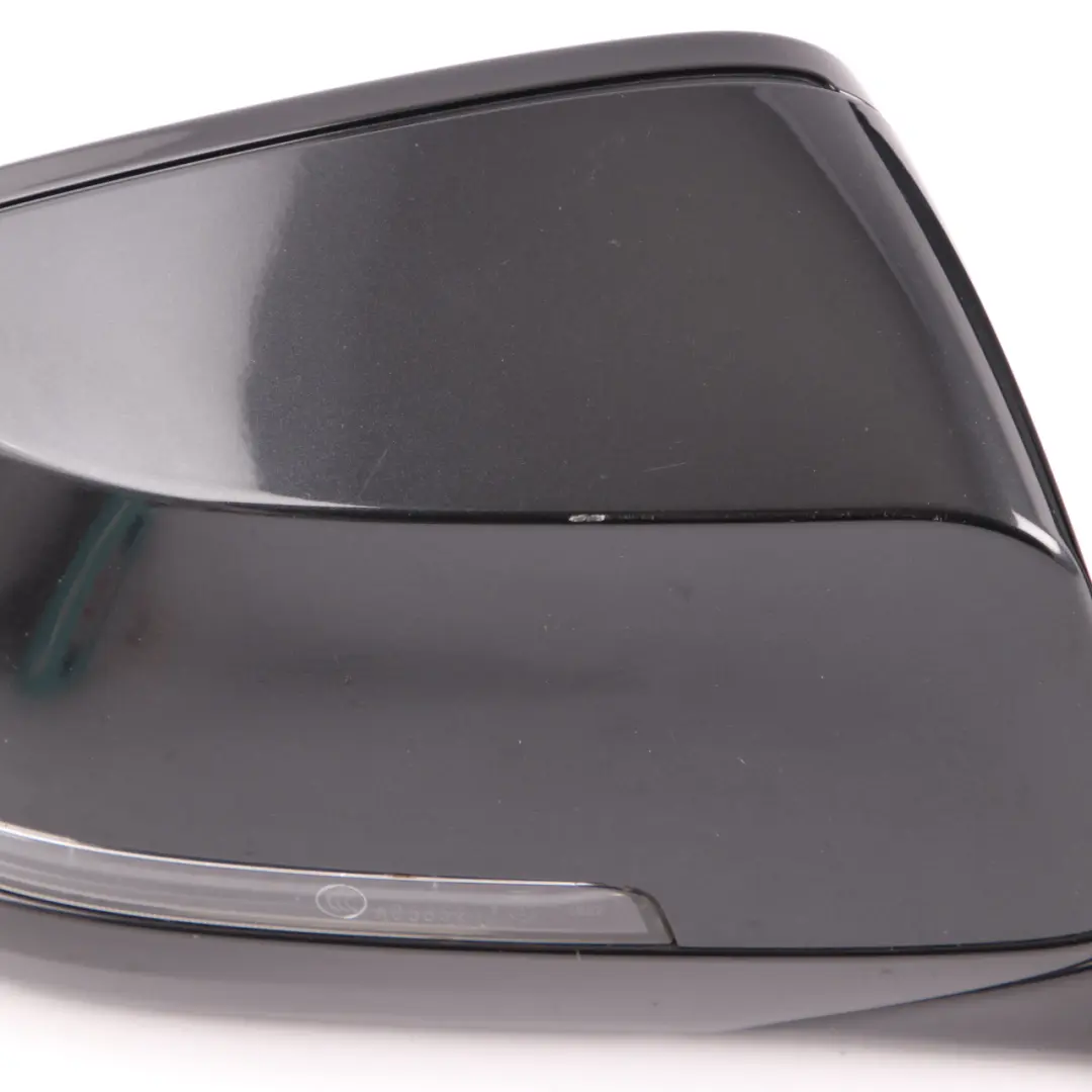 Wing Mirror BMW F01 F02 LCI Auto Dip High Gloss Right Door Black Sapphire 475