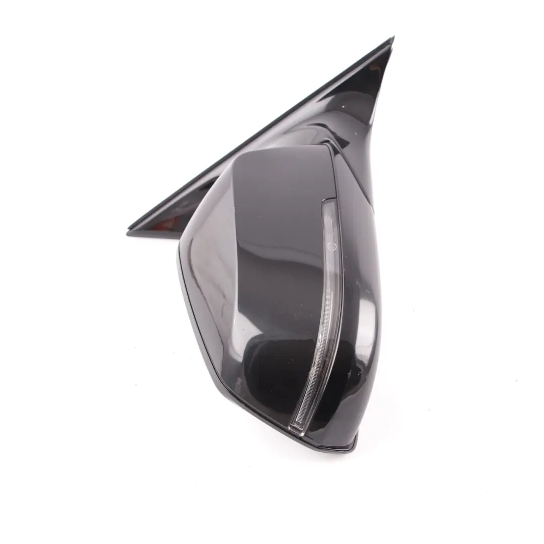 Wing Mirror BMW F01 F02 LCI Auto Dip High Gloss Right Door Black Sapphire 475