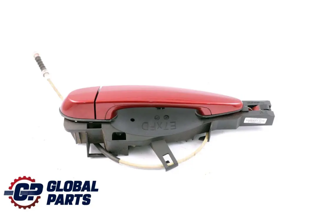 BMW X6 Series E71 Complete Front Left Grab Handle N/S Exterior Vermilion Red