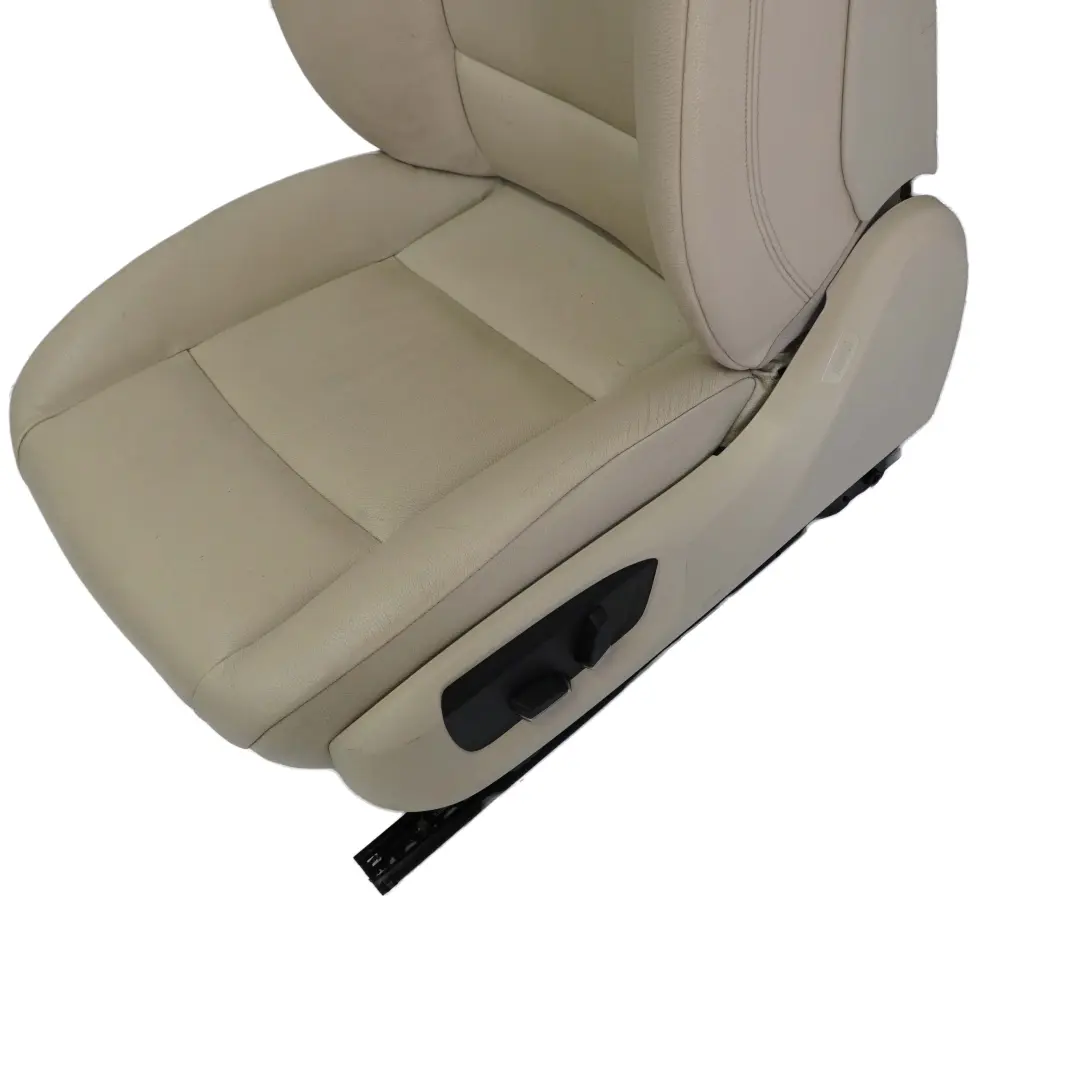 Front Seat BMW F01 LCI Heated Memory Left N/S Leather Dakota Elfenbein-Weiss