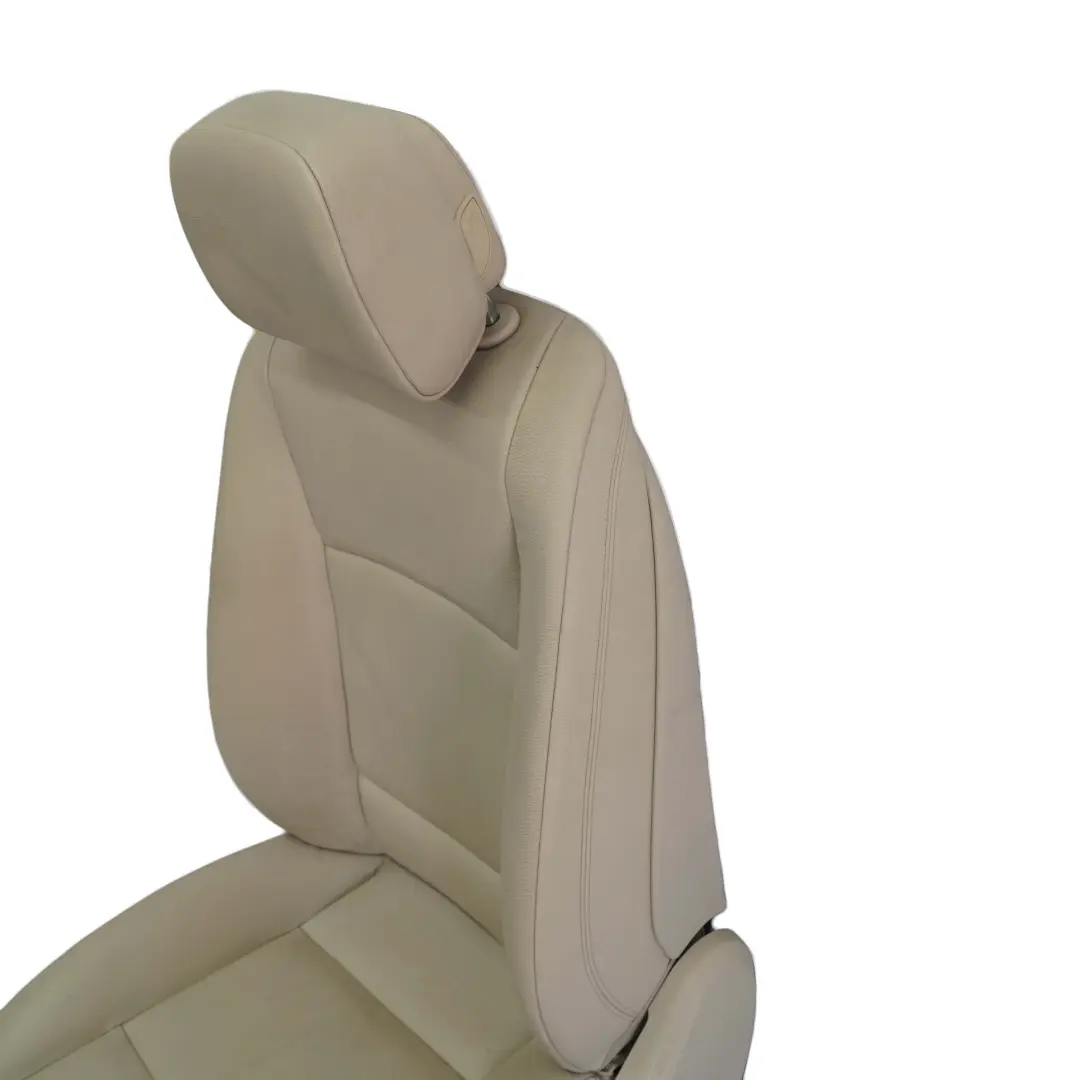 Front Seat BMW F01 LCI Heated Memory Left N/S Leather Dakota Elfenbein-Weiss