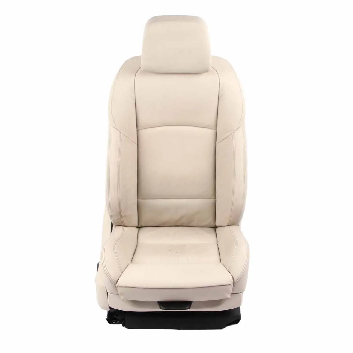 Front Seat BMW F01 LCI M Sport Heated Memory Right O/S Leather Elfenbein-Weiss